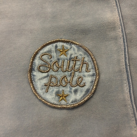 Y2K south pole velvet shorts women’s size large - Picture 6 of 6